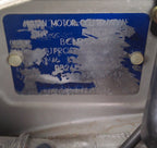 R32 BLUE VIN TAG WORN
